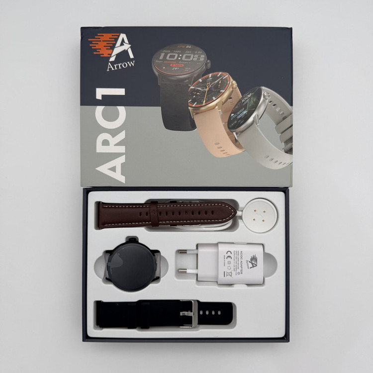 ساعت هوشمند 42 میلیمتری ارو مدل ARC1 با بند سیلیکونی