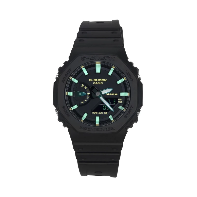 اعت مچی عقربه‌ای مردانه کوارتز کاسیو مدل GA-2100RC-1ADR