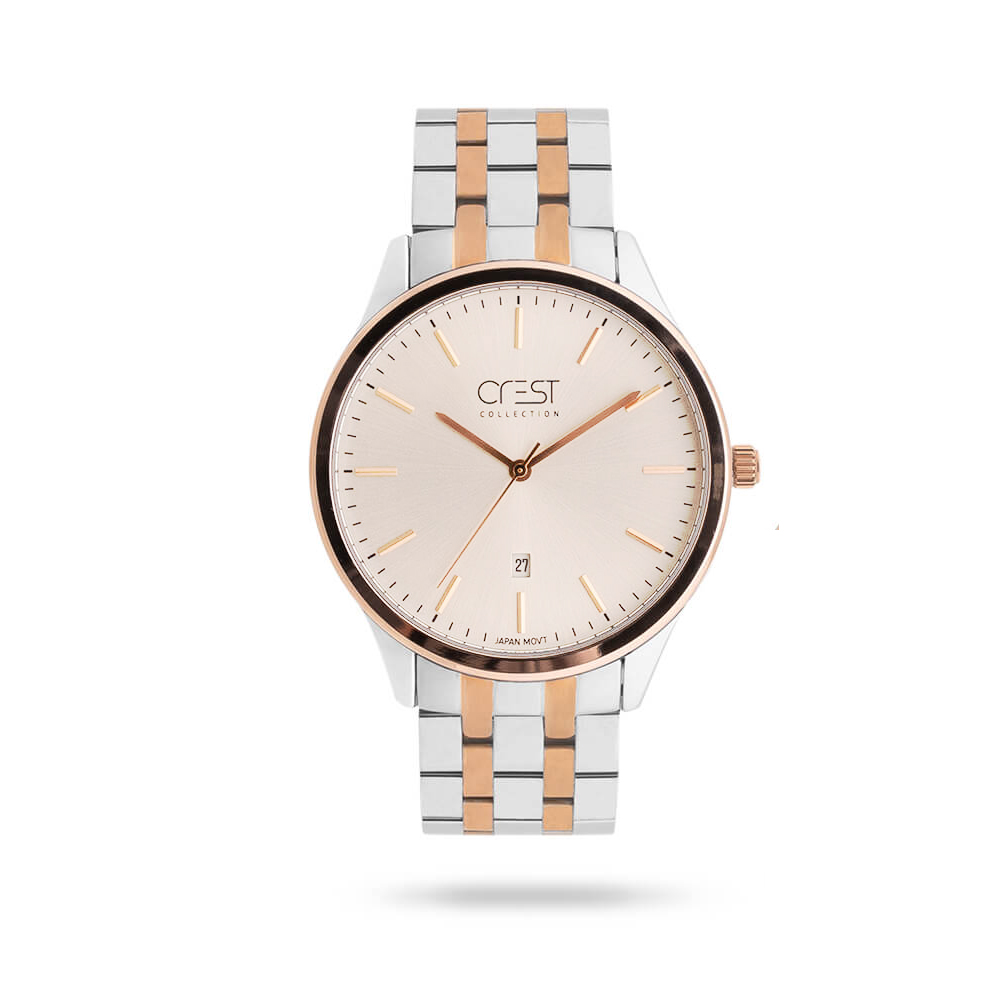 ساعت مچی عقربه‌ای مردانه کرست مدل crest 6701
