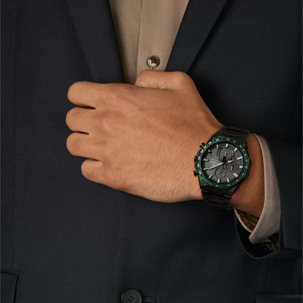 ساعت مچی عقربهای مردانه کاسیو ادیفایس مدل EQB-1100XDC-1ADR