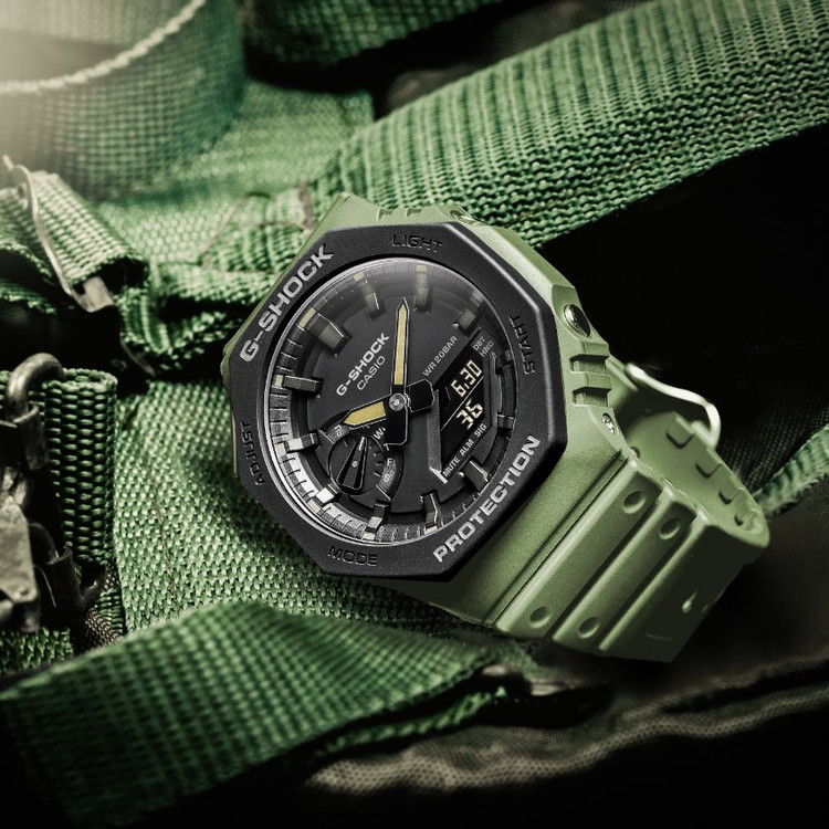 ساعت مچی عقربهای کوارتز کاسیو جی شاک مدل GA-2110SU-3A